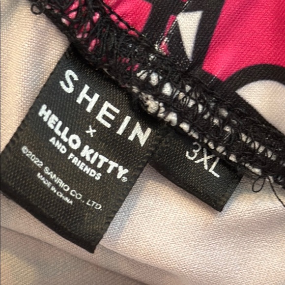 SHEIN 3XL Fuchsia Hello Kitty Lounge Flare Pants - Picture 10 of 14